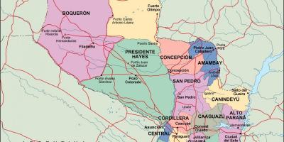 Peta politik Paraguay